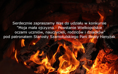 Zdjęcie do Moja mała ojczyzna - Powstanie Wielkopolskie oczami uczni&oacute;w, nauczycieli, rodzic&oacute;w i dziadk&oacute;w