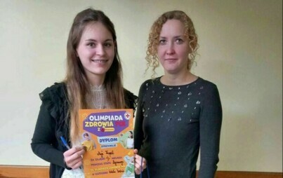 Zdjęcie do Olimpiada Zdrowia PCK - Gratulacje dla Mai Koput