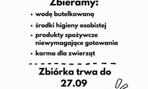 Zdjęcie do Zbi&oacute;rka dla potrzebujących